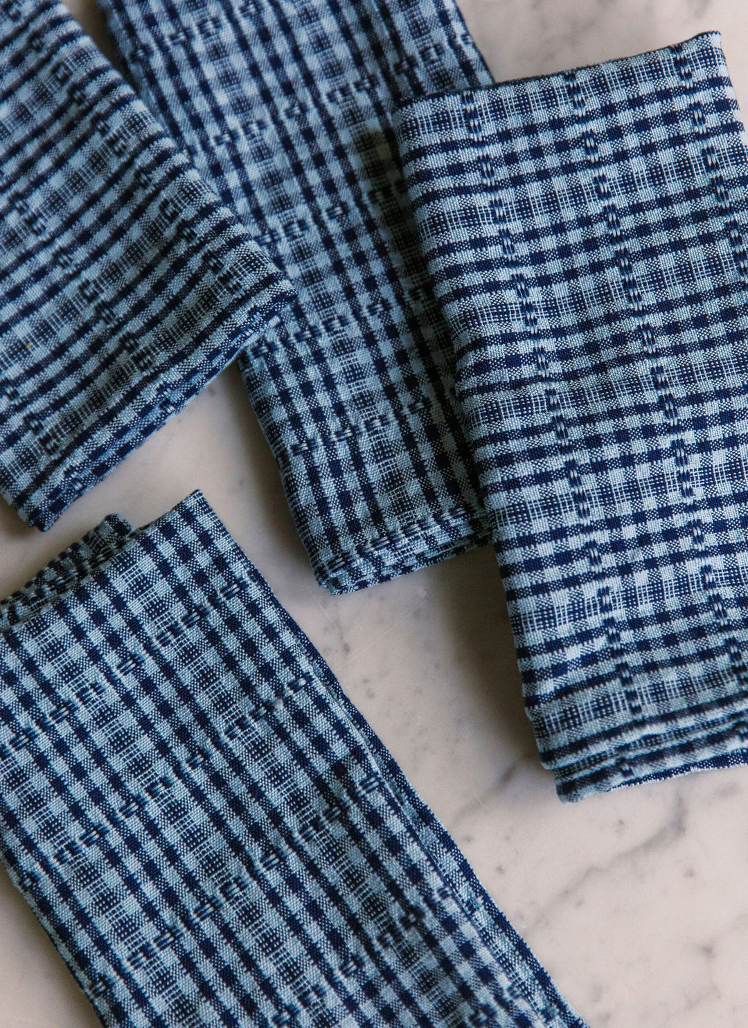 SOHO - Two Toned Indigo Napkins Heather Taylor Home simple SOHO - Two Toned Indigo Napkins Bonjour Fete - Party Supplies