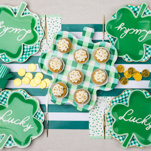 EMERALD GREEN SIGNATURE CABANA STRIPE TABLE RUNNER Bonjour Fête Table Covers & Placemats EMERALD GREEN SIGNATURE CABANA STRIPE TABLE RUNNER Bonjour Fete - Party Supplies