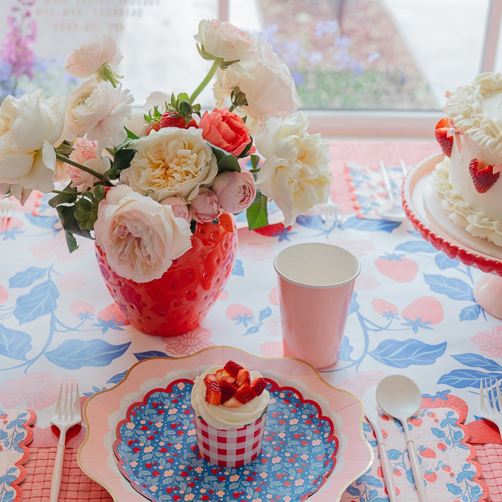 STRAWBERRY SHAPED VASE ban.do Home Decor STRAWBERRY SHAPED VASE Bonjour Fete - Party Supplies