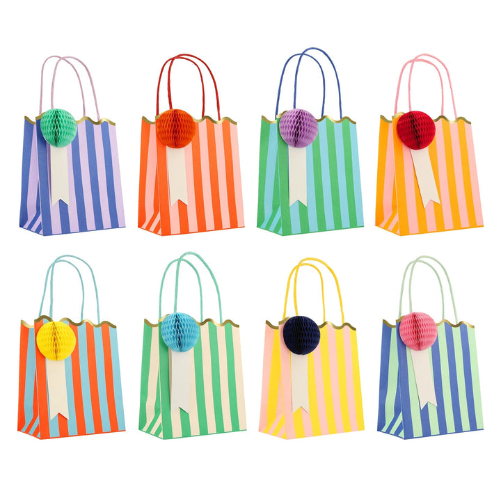 STRIPE PARTY BAGS Meri Meri Favor Bags & Boxes Bonjour Fete - Party Supplies
