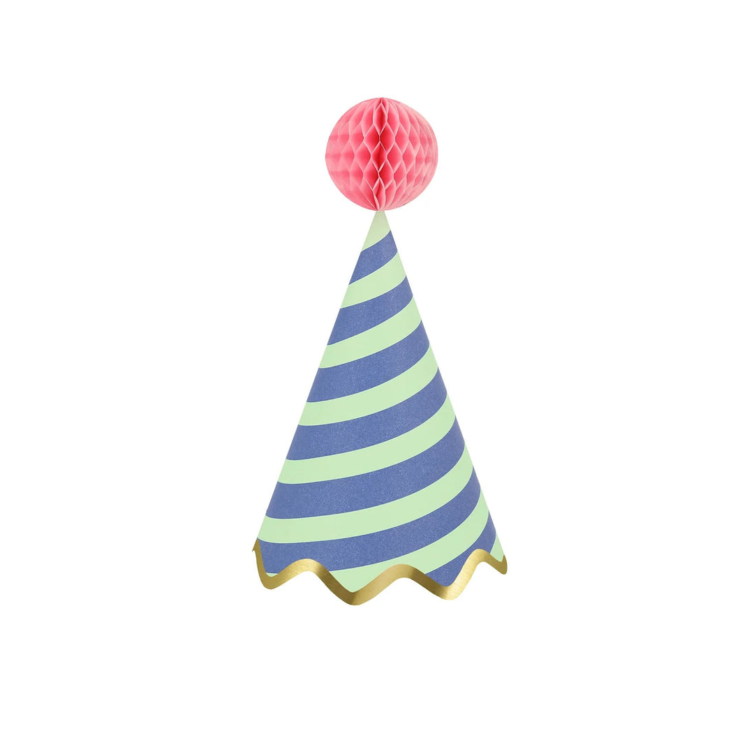 STRIPE PARTY HATS Bonjour Fete