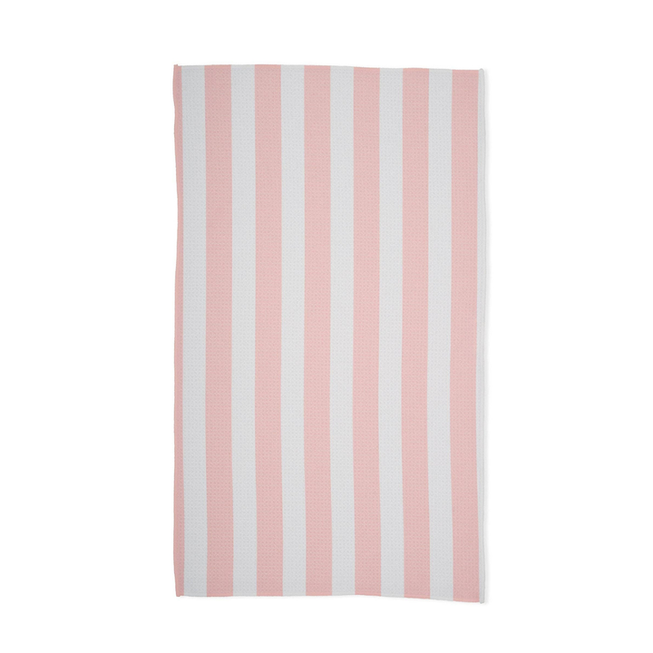 SUMMER BOLD PINK TEA TOWEL Geometry kitchen & entertaining Bonjour Fete - Party Supplies