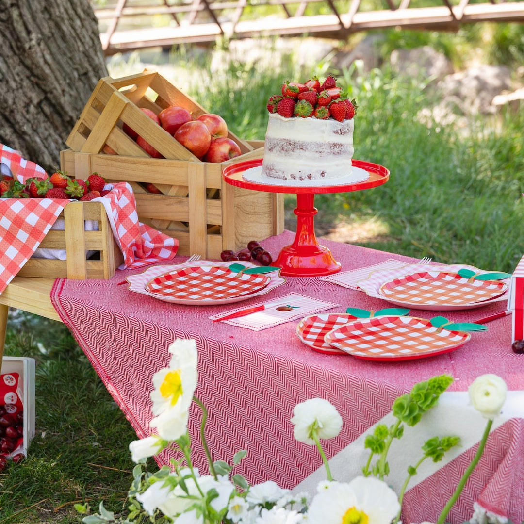 Pink Back to School Apple Picnic
-Bonjour Fete Party Supplies
