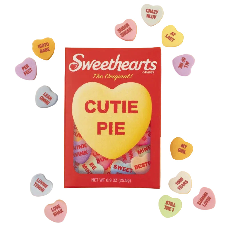 SWEETHEARTS CONVERSATION HEARTS CANDY Fun Express Valentine's Day Treats SWEETHEARTS CONVERSATION HEARTS CANDY Bonjour Fete - Party Supplies