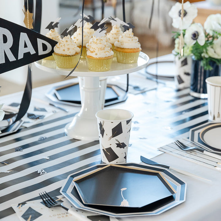 TARGET GRADUATION CAP CUPS Bonjour Fete Cups TARGET GRADUATION CAP CUPS Bonjour Fete - Party Supplies