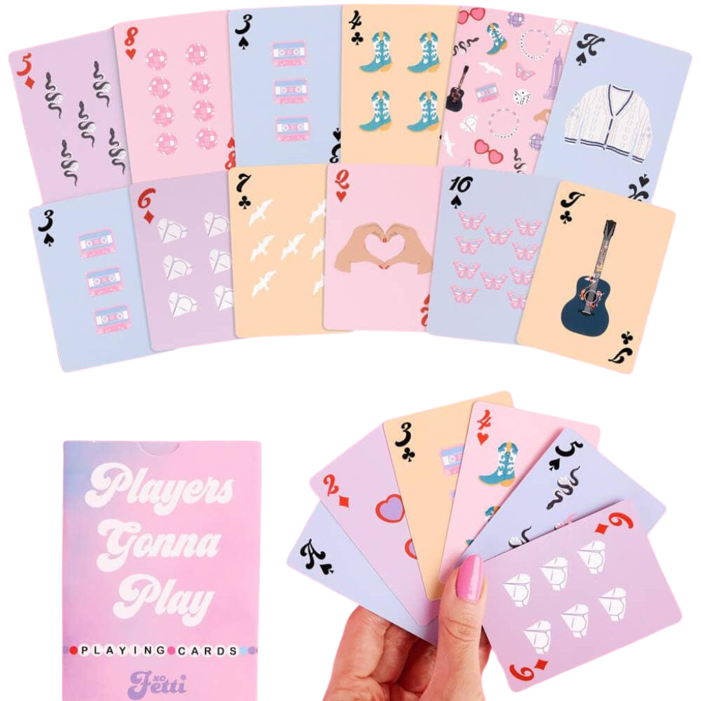 UNOFFICIAL SWIFTIE PLAYING CARDS xo, Fetti xo, Fetti Collective UNOFFICIAL SWIFTIE PLAYING CARDS Bonjour Fete - Party Supplies