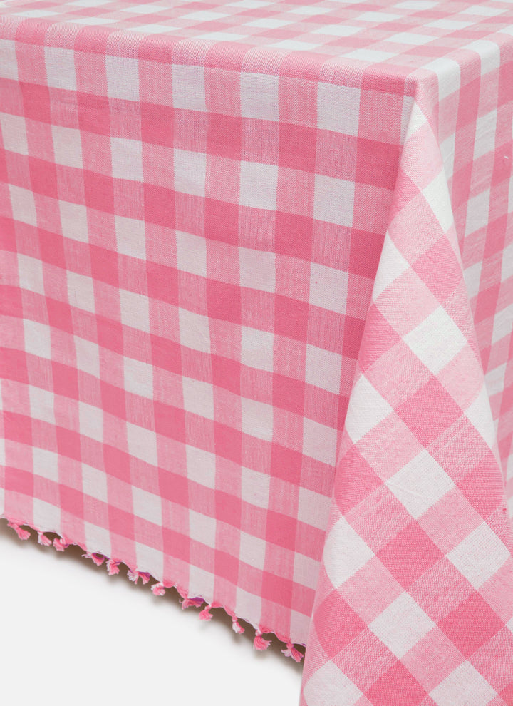 GINGHAM - Peony Tablecloth Heather Taylor Home GINGHAM - Peony Tablecloth Bonjour Fete - Party Supplies