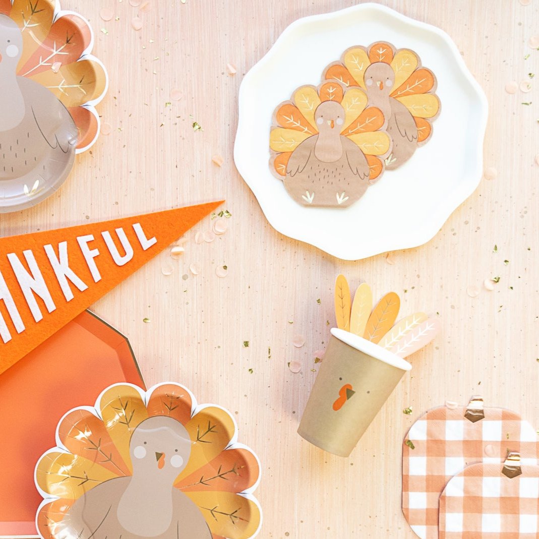 Thanksgiving Turkey Napkins - Thumbnail 2