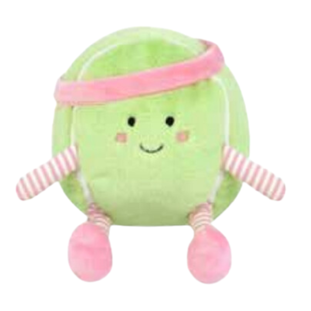 TINA TENNIS BALL PLUSH TOY Mon Ami Dolls & Stuffed Animals TINA TENNIS BALL PLUSH TOY Bonjour Fete - Party Supplies