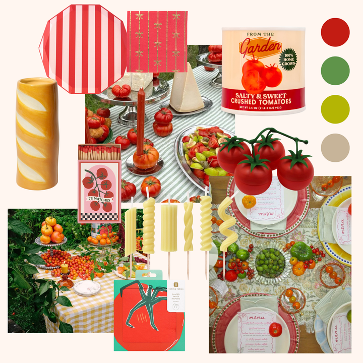 TOMATO VINE SHOT GLASSES NPW Drinkware & Bar Tomato Vine Shot Glasses - Perfect for Summer Fun Bonjour Fete - Party Supplies