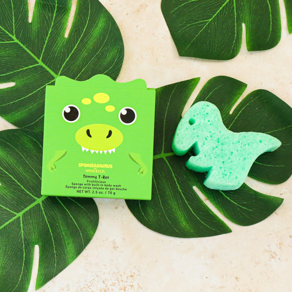Tommy T-Rex | Spongeasaurus Dinosaur Buffer Spongellé Body Wash Infused Buffer Tommy T-Rex | Spongeasaurus Dinosaur Buffer Bonjour Fete - Party Supplies