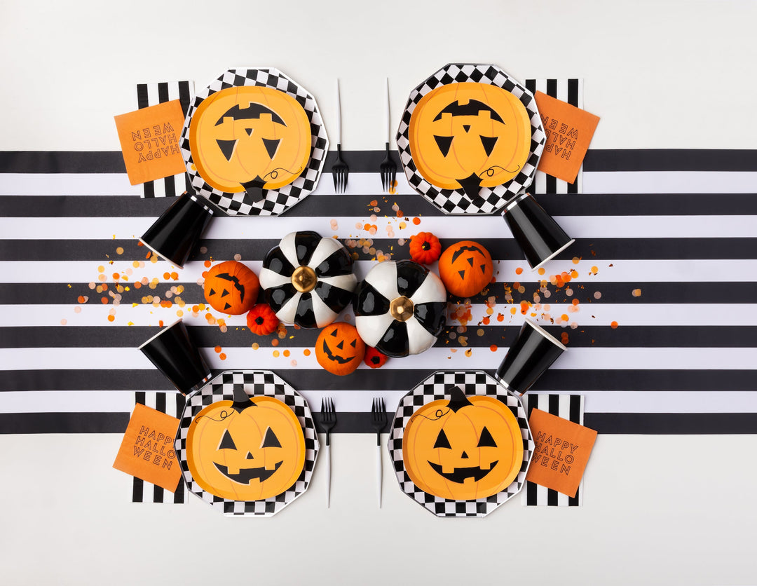DELUXE HALLOWEEN JACK-O-LANTERN WITH BOW SURPRISE BALL TOPS Malibu Halloween Party Favors DELUXE HALLOWEEN JACK-O-LANTERN WITH BOW SURPRISE BALL Bonjour Fete - Party Supplies