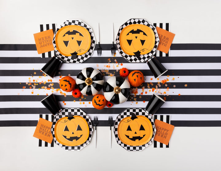 DELUXE HALLOWEEN JACK-O-LANTERN WITH BOW SURPRISE BALL TOPS Malibu Halloween Party Favors DELUXE HALLOWEEN JACK-O-LANTERN WITH BOW SURPRISE BALL Bonjour Fete - Party Supplies