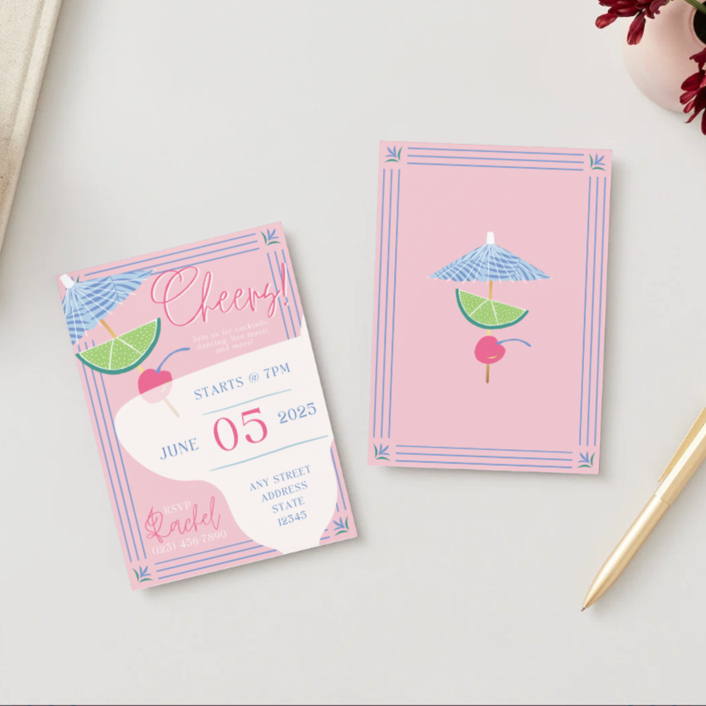 LUAU COCKTAIL DIGITAL PARTY INVITATION DOWNLOAD Bonjour Fête LUAU COCKTAIL DIGITAL PARTY INVITATION DOWNLOAD Bonjour Fete - Party Supplies