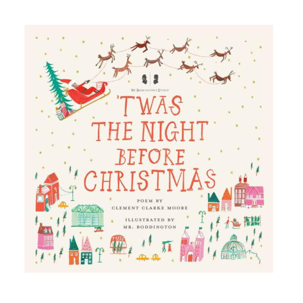 MR. BODDINGTON'S STUDIO: 'TWAS THE NIGHT BEFORE CHRISTMAS Penguin Random House Inc Holiday Book Bonjour Fete - Party Supplies