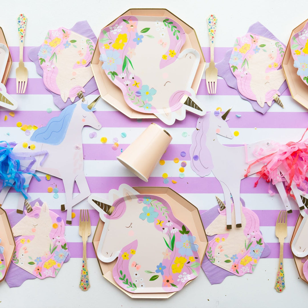 SWEET PEACH SIGNATURE LARGE PLATES Bonjour Fete Plates SWEET PEACH SIGNATURE LARGE PLATES Bonjour Fete - Party Supplies