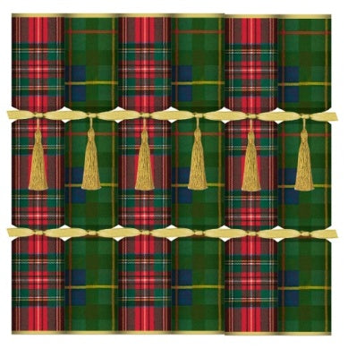 Tartan Plaid Christmas Crackers