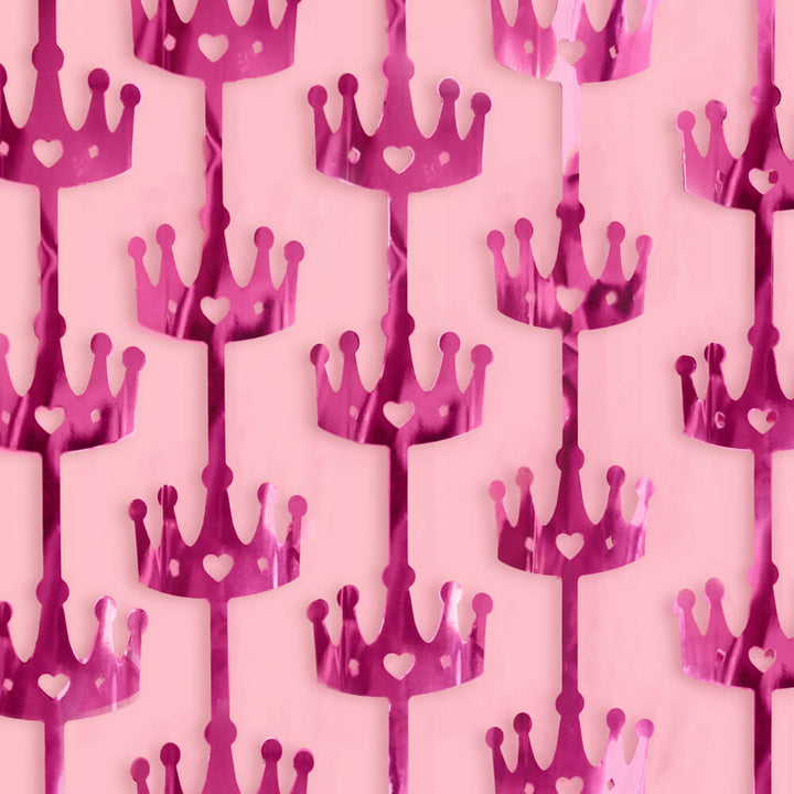 Princess Curtain - pink foil curtain xo, Fetti xo, Fetti Collective Princess Curtain - pink foil curtain Bonjour Fete - Party Supplies