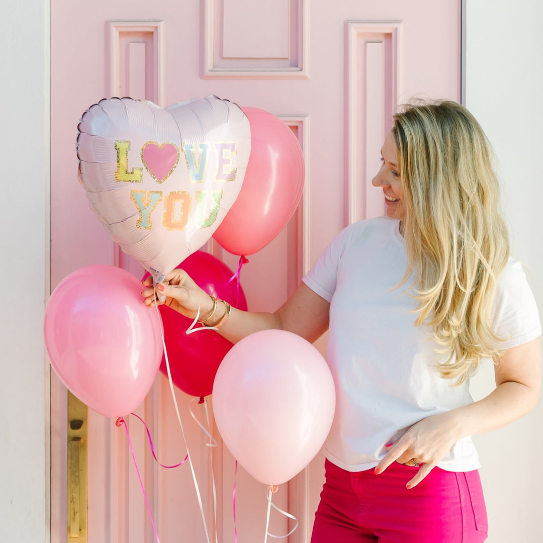LOVE YOU HEART BALLOON LA Balloons Balloon Bonjour Fete - Party Supplies