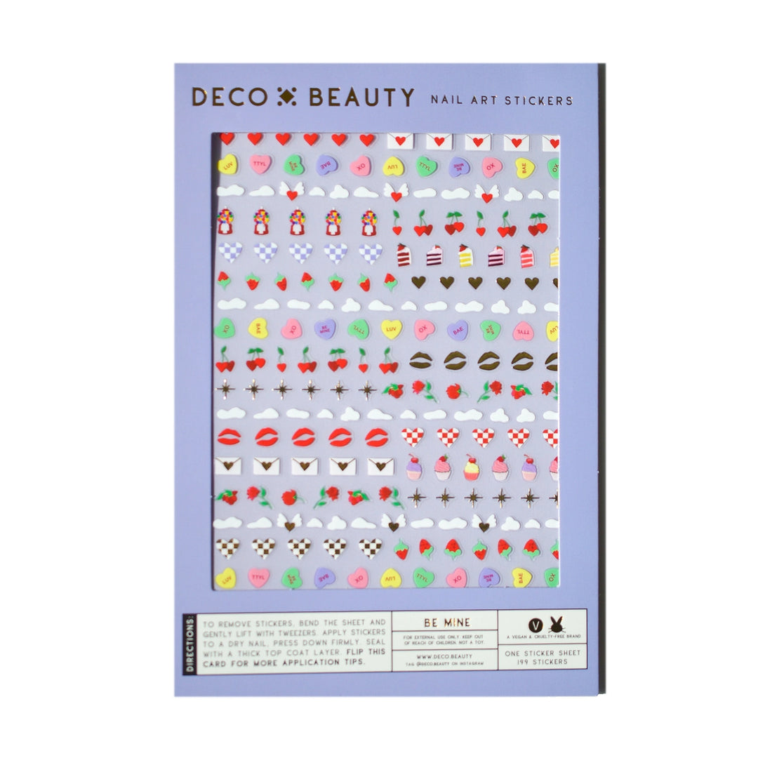 VALENTINE'S DAY NAIL STICKERS Deco Beauty Valentine's Day Accessories Bonjour Fete - Party Supplies