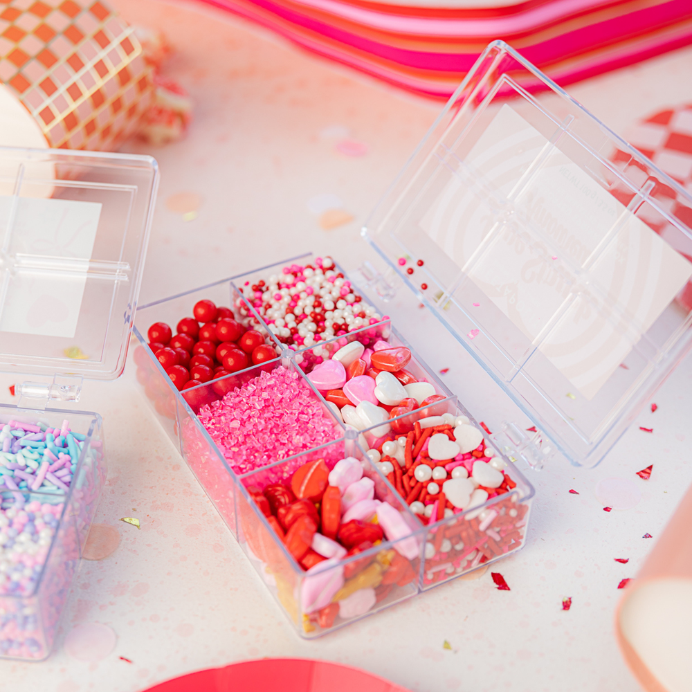 LOVE STRUCK MINI ASSORTED SPRINKLE BOX Sweetapolita Valentine's Day Baking LOVE STRUCK MINI ASSORTED SPRINKLE BOX Bonjour Fete - Party Supplies
