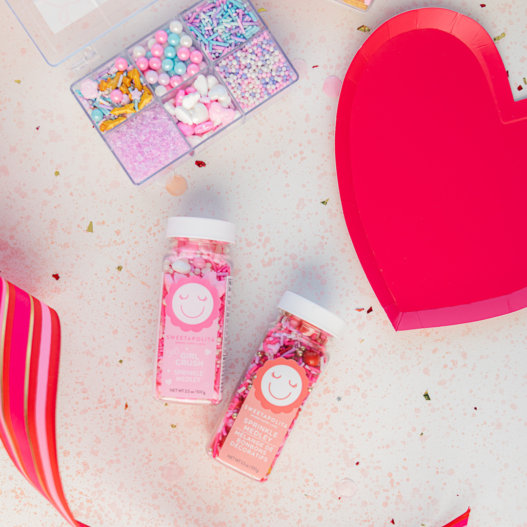 GIRL CRUSH SPRINKLE MEDLEY Sweetapolita Sprinkles GIRL CRUSH SPRINKLE MEDLEY Bonjour Fete - Party Supplies
