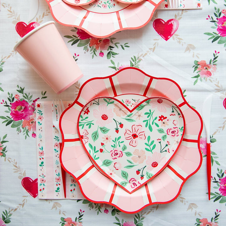 PETAL PINK SIGNATURE CUPS Bonjour Fete Cups PETAL PINK SIGNATURE CUPS Bonjour Fete - Party Supplies