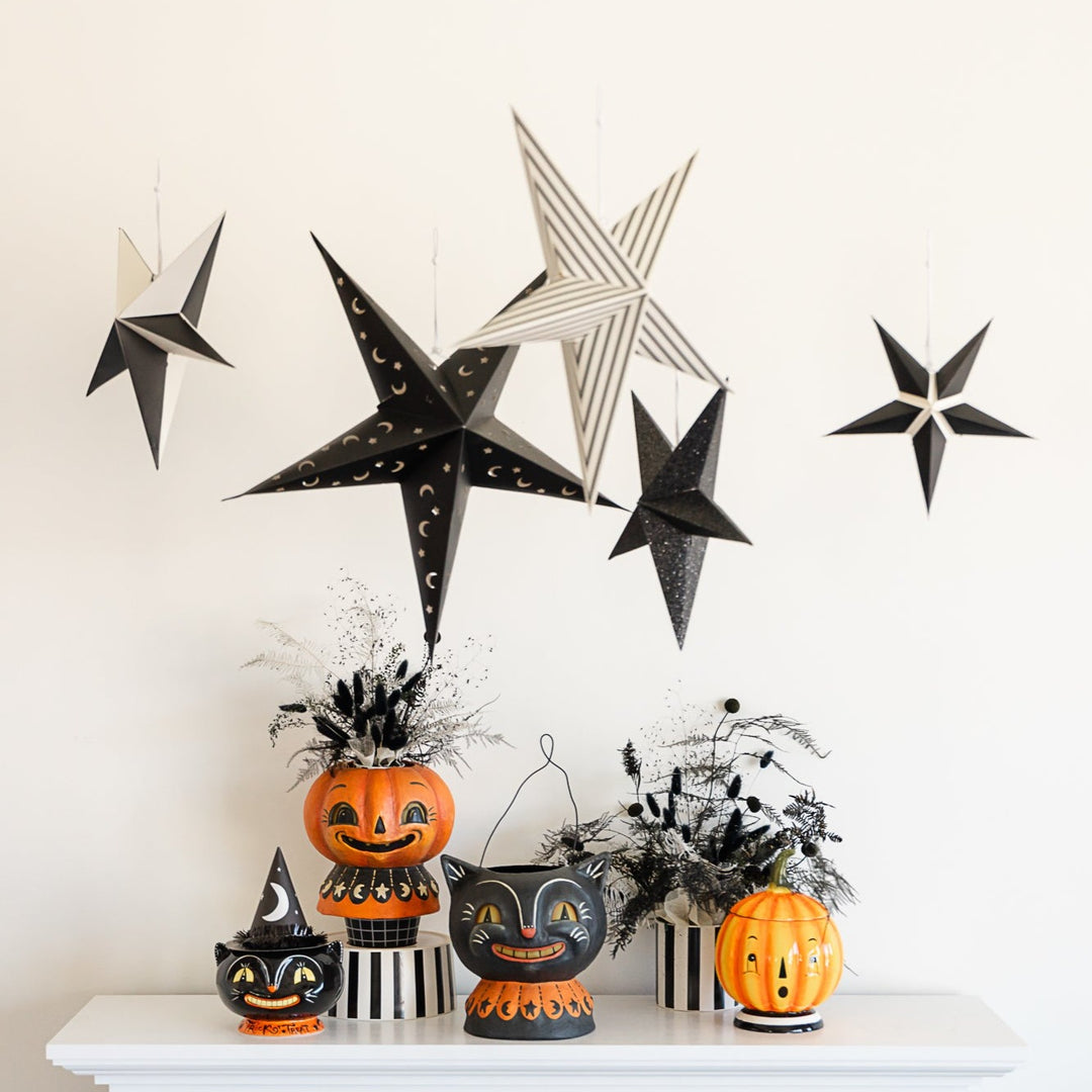 JOHANNA PARKER VINTAGE HALLOWEEN PUMPKIN LANTERN Bethany Lowe Designs Bonjour Fete - Party Supplies