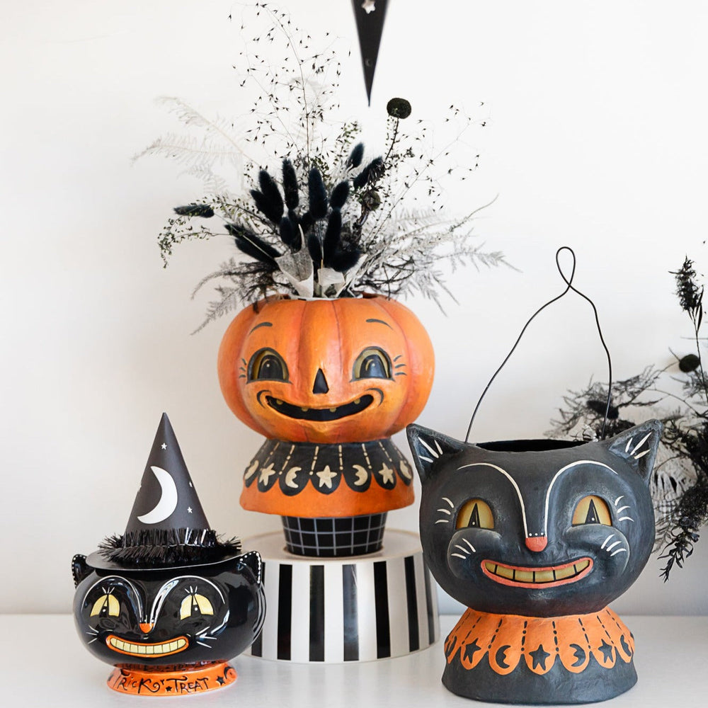 JOHANNA PARKER VINTAGE HALLOWEEN PUMPKIN LANTERN Bethany Lowe Designs Bonjour Fete - Party Supplies