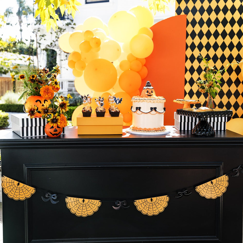 Vintage Halloween Paper Banner