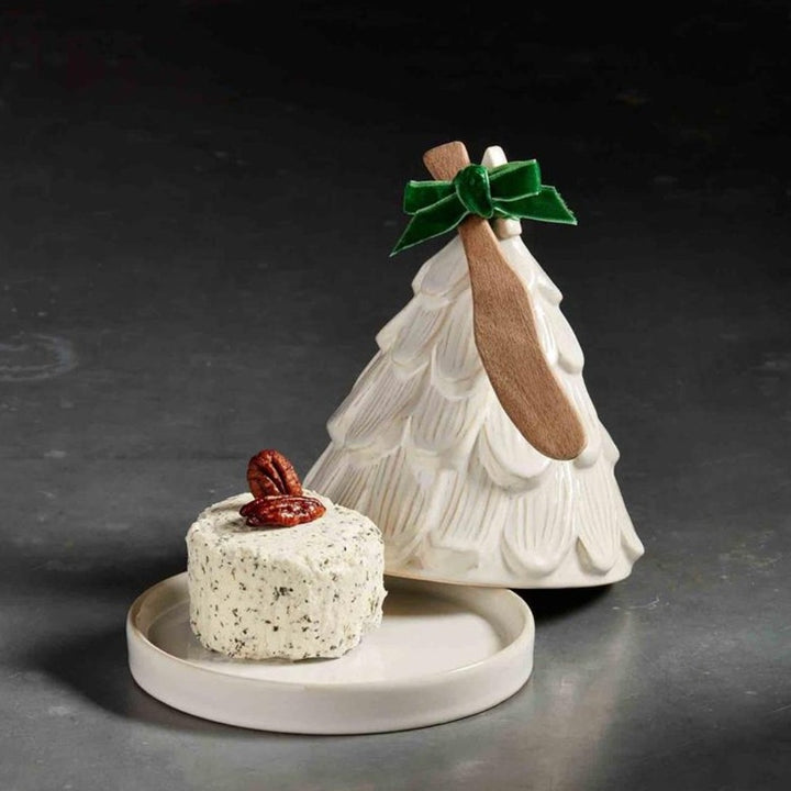 White Tree Cloche Set Bonjour Fete Party Supplies Christmas Holiday Kitchen & Entertaining