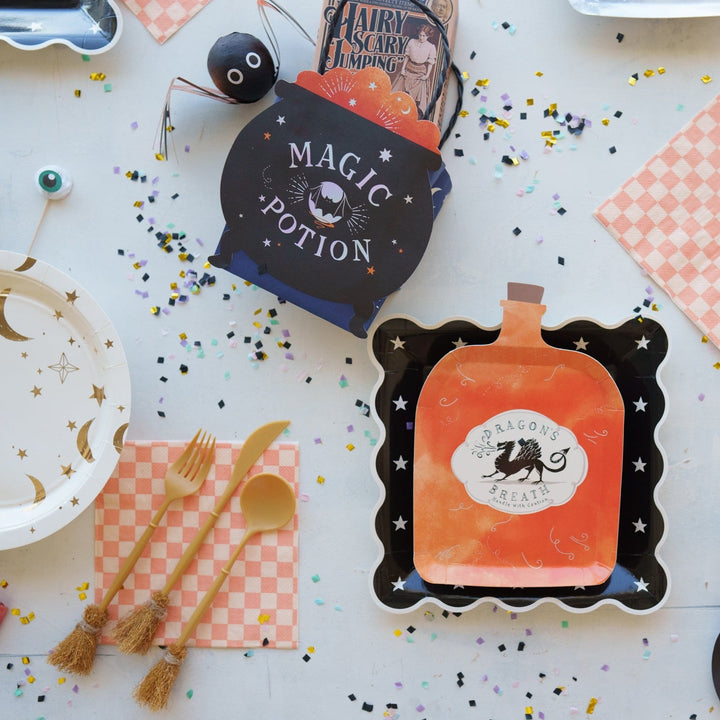 MAKING MAGIC POTION BOTTLE PLATES Meri Meri Bonjour Fete - Party Supplies