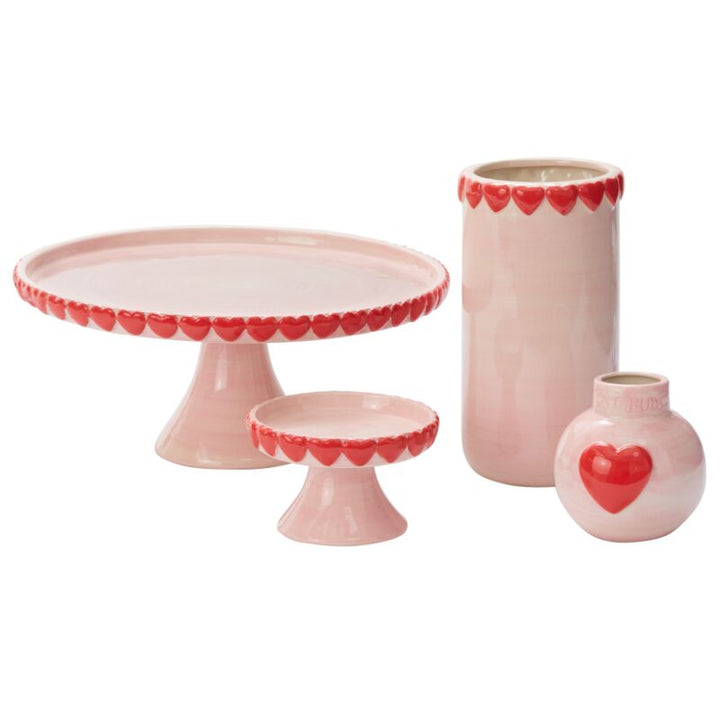 WRAPPED IN LOVE CAKE STAND Accent Decor Valentine's Day Baking WRAPPED IN LOVE CAKE STAND Bonjour Fete - Party Supplies