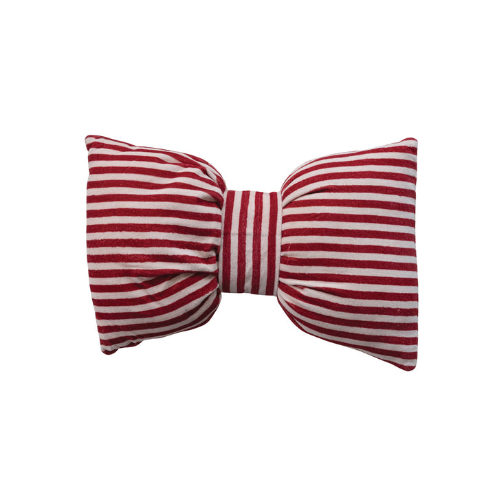 STRIPED BOW LUMBAR PILLOW - Bonjour Fête 