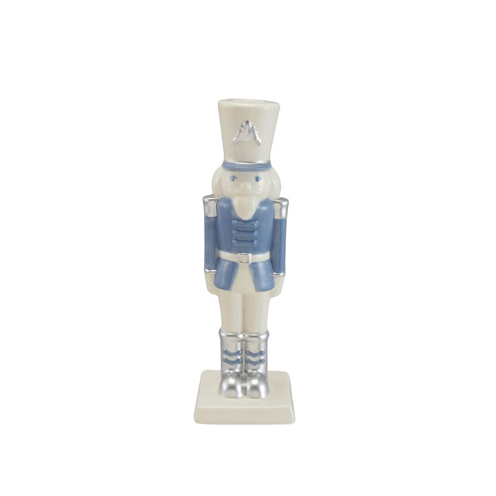 BLUE NUTCRACKER TAPER CANDLE HOLDER - Bonjour Fête 