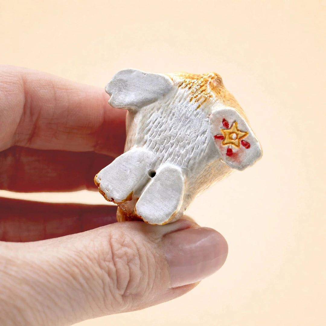 Year of the Rabbit Cake Topper | Porcelain Party Animal | Candle Holder | Chinese Zodiac