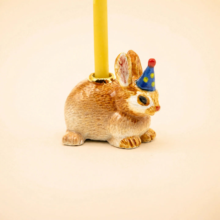 Year of the Rabbit Cake Topper | Porcelain Party Animal | Candle Holder | Chinese Zodiac