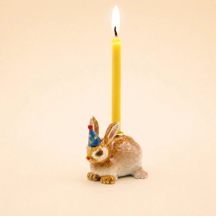 Year of the Rabbit Cake Topper | Porcelain Party Animal | Candle Holder | Chinese Zodiac