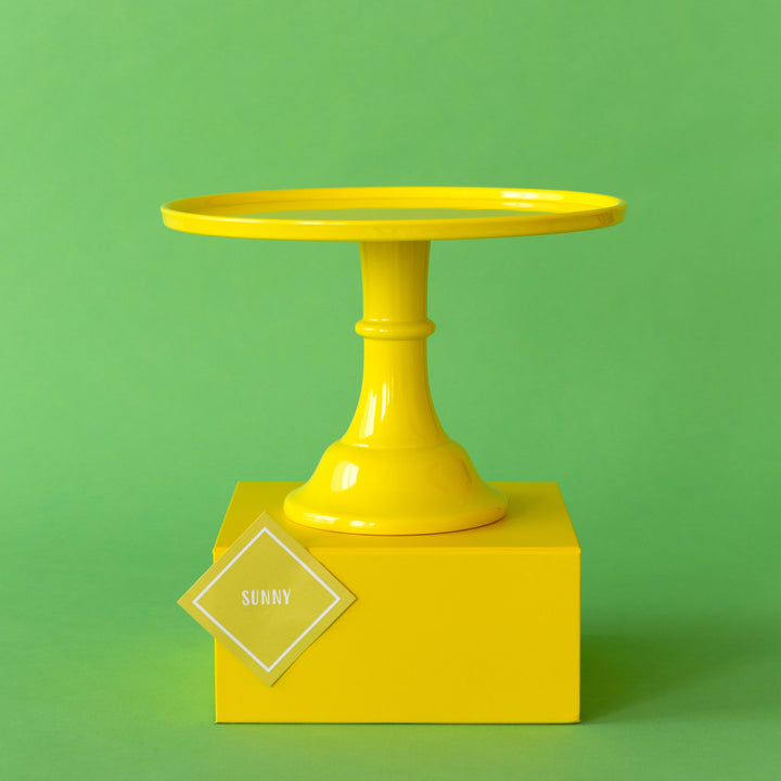 Yellow Riser for Desserts- Bonjour Fete Party Supplies