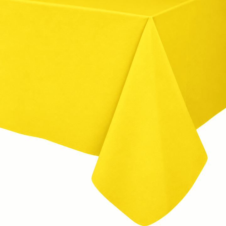 Yellow Paper Linen Tablecloth