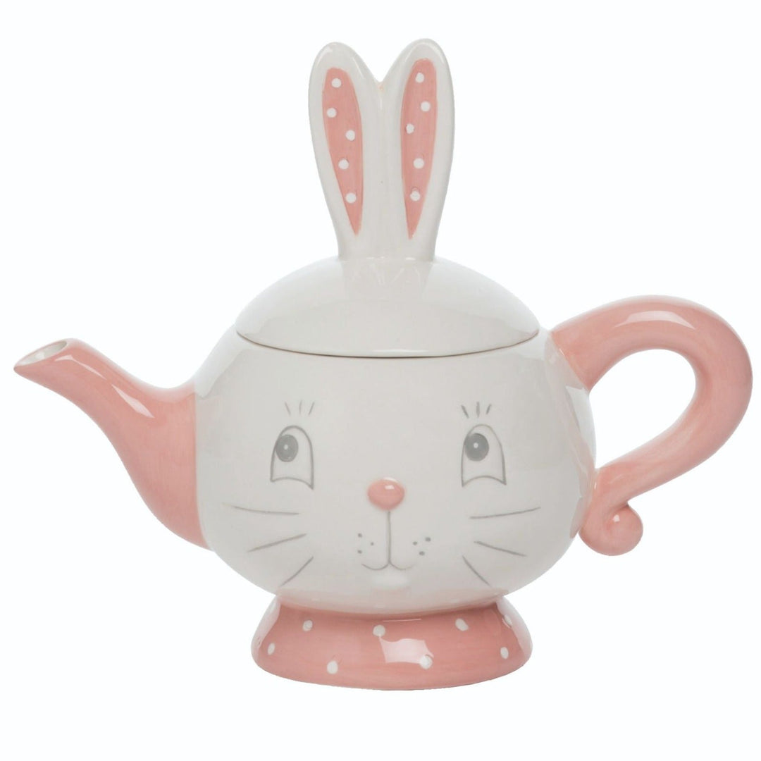 EASTER BUNNY TEA POT Transpac Easter Home Bonjour Fete - Party Supplies