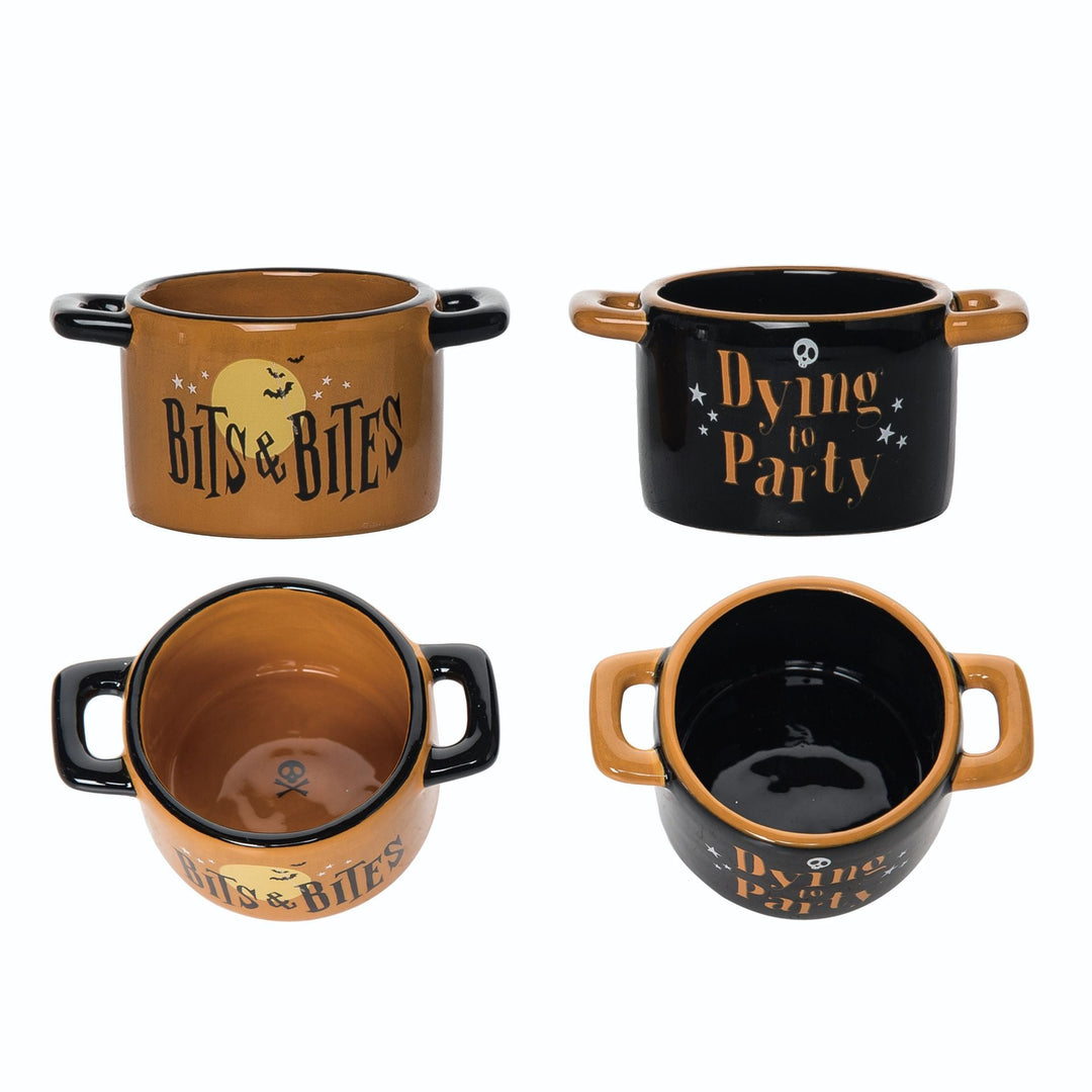 SPOOKY DIP BOWLS Transpac Halloween Home Bonjour Fete - Party Supplies