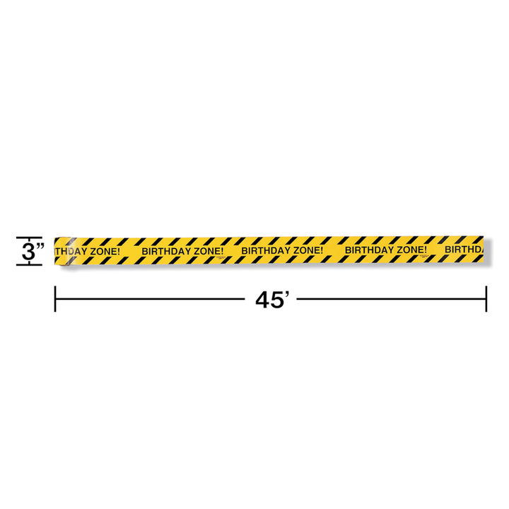 BIRTHDAY ZONE TAPE Creative Converting Garlands & Banners Bonjour Fete - Party Supplies