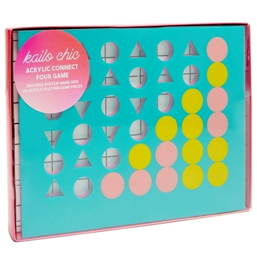 ACRYLIC CONNECT FOUR CR Gibson Signature Games Bonjour Fete - Party Supplies