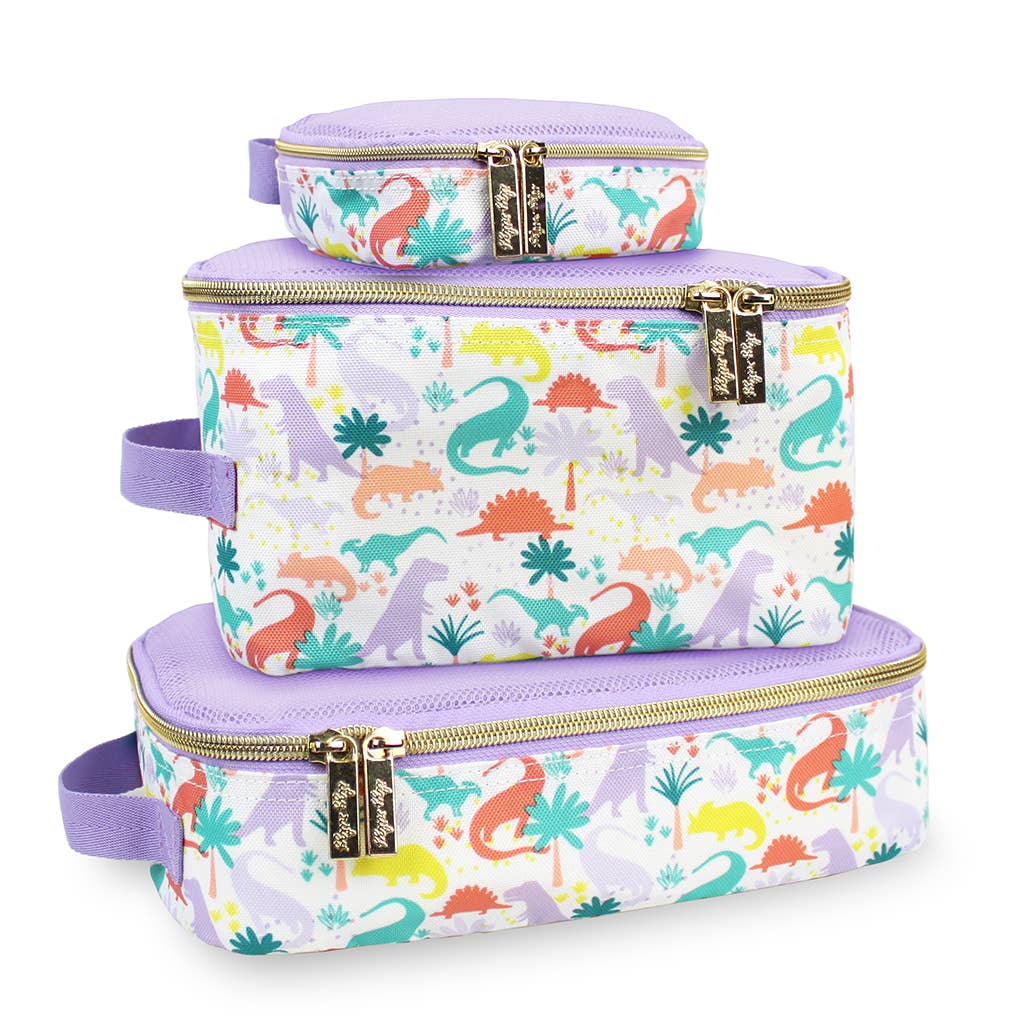 NEW Pack Like a Boss™ Darling Dinos Diaper Bag Packing Cubes Itzy Ritzy Bonjour Fete - Party Supplies