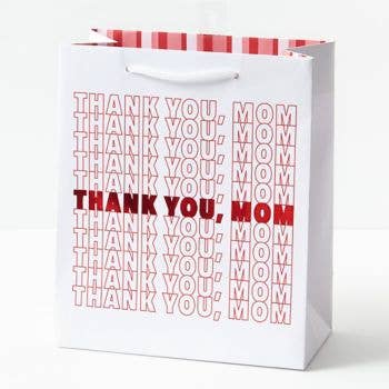 Thank You Mom Repeat Mother's Day Medium Gift Bag Paper Source Wholesale 0 Faire Bonjour Fete - Party Supplies