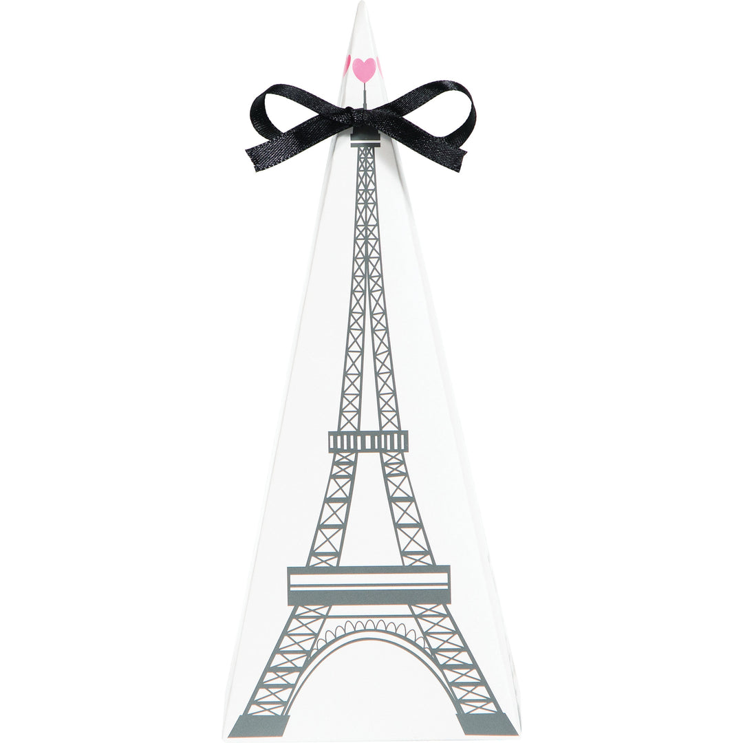 EIFFEL TOWER PARIS TREAT BOXES Creative Converting Bonjour Fete - Party Supplies