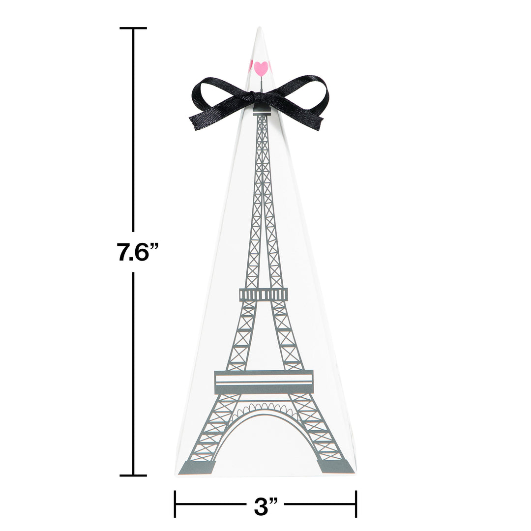 EIFFEL TOWER PARIS TREAT BOXES Creative Converting Bonjour Fete - Party Supplies