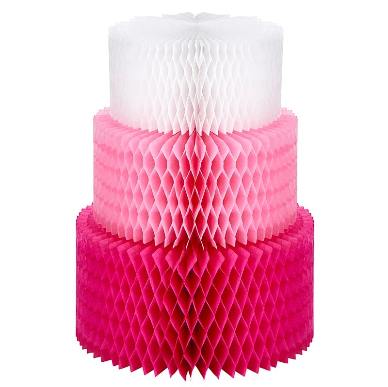 PAPER TABLE DECORATION - BIRTHDAY CAKE Slant Collections by Creative Brands Party Decor Bonjour Fete - Party Supplies