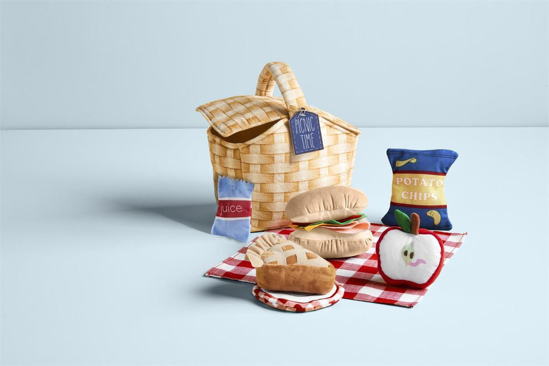 PICNIC TIME PLUSH SET Mud Pie Toy Bonjour Fete - Party Supplies